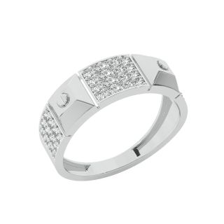 Citric Round Diamond Ring For Men
